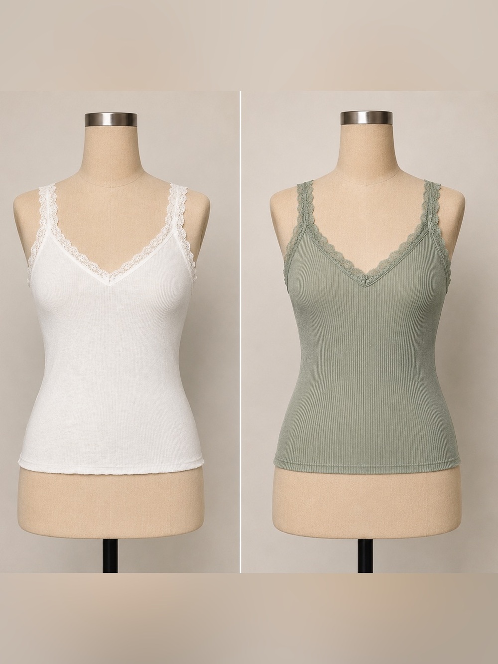 2 Different Color American Eagle Outfitters Ribbed Tank